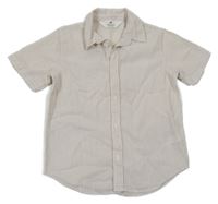 Bílo-béžová pruhovaná košile H&M