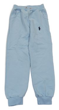 Světlemodré tepláky Ralph Lauren