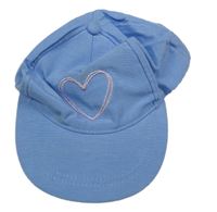 Světlemodrá plátěná kšiltovka se srdíčkem Primark