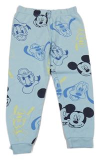 Modré pyžamové kalhoty s Mickeym a kamarády Disney