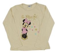 Smetanové triko s Minnií Disney