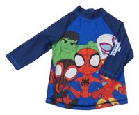 Safírovo-tmavomodré UV triko s Avengers George