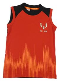 Černo-červené sportovní tílko - Messi Adidas
