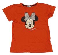 Červené tričko s Minnie Disney