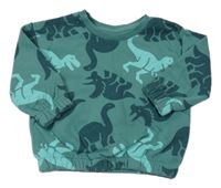 Zelená mikina s dinosaury Primark