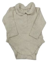 Světlebéžové melírované body s límečkem PRIMARK
