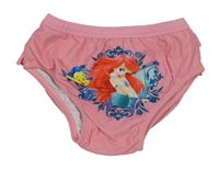 Růžové plavkové kalhotky s Ariel a volánky Disney