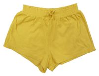Žluté vzorované kraťasy H&M