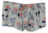 Dámské šedé pyžamové kraťasy s Minnie a Daisy Primark