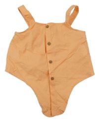 Světleoranžová letní asymetrická halenka H&M
