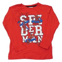 Červené pyžamové triko se Spidermanem Marvel