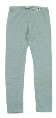 Světlezeleno-bílé melírované legíny H&M