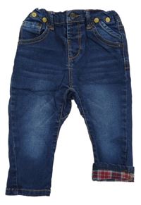 Tmavomodré skinny rifle Zara