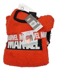 Nové - Črveno-černé huňato/plyšové pyžamo s logem - MARVEL Primark