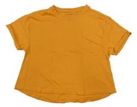 Oranžové crop tričko Tchibo