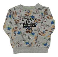 Šedá melírovaná mikina Toy Story Disney 