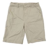 Béžové chino plátěné kraťasy Denim Co.