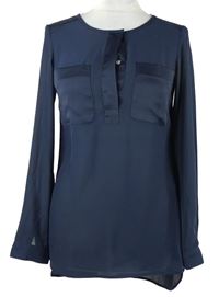Dámská tmavomodrá halenka H&M