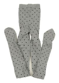 Šedé puntíkaté punčocháče H&M