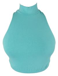 Nové - Dámský světlemodrý crop top Inamorata 
