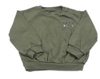 Khakišedá oversize mikina s nápisem M&S
