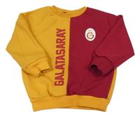 Žluto-vínová fotbalová mikina - Galatasaray Istanbul