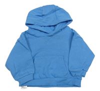 Modrá oversize mikina s kapucí Primark