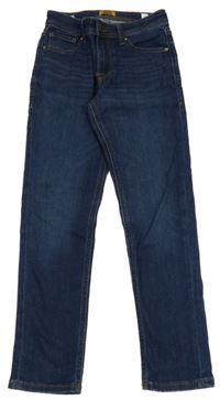 Tmavomodré slim rifle Jack&Jones