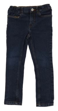 Tmavomodré skinny fit rifle H&M