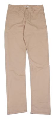 Světlerůžové skinny rifle H&M