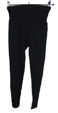 Dámské černé žebrované sportovní legíny H&M
