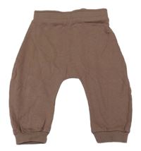 Hnědé baggy tepláky Sinsay