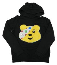 Černá mikina s Pudsey a kapucí George