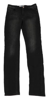 Tmavošedé skinny fit rifle H&M