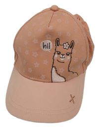 Starorůžová plátěná kšiltovka s lamou Maximo