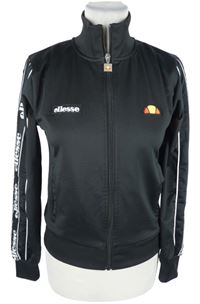 Dámská černá sportovní propínací mikina s logy Ellesse 