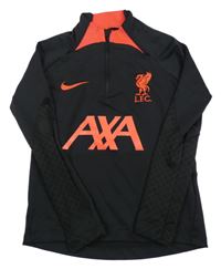 Černá fotbalová funkční mikina - Liverpool FC Nike