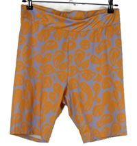 Dámské lila-oranžové elastické kraťasy se smajlíky Pep&Co
