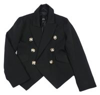 Černý sáčkový cardigan s gombíky RIVER ISLAND