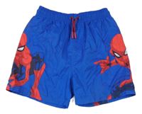 Tmavomodré plážové kraťasy se Spidermanem 