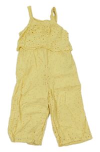 Žlutý madeirový culottes overal Kiki&Koko