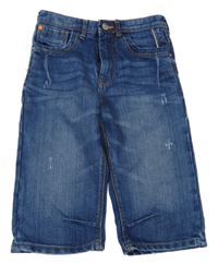Tmavomodré riflové kraťasy Denim Co.