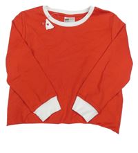 Nové - červeno-bílé pyžamové triko H&M