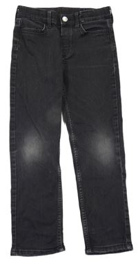 Antracitové slim fit rifle H&M