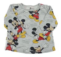 Šedé triko s Mickeym LCW 