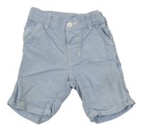 Světlemodré plátěné kraťasy H&M