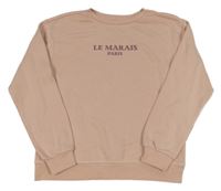 Světlerůžová mikina s nápisem Primark