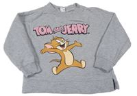 Šedá melírovaná mikina s Jerrym
