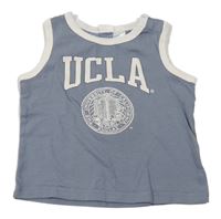 Šedomodro-bílé tílko - UCLA H&M