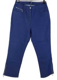 Dámské modré capri rifle Fiora Blue 